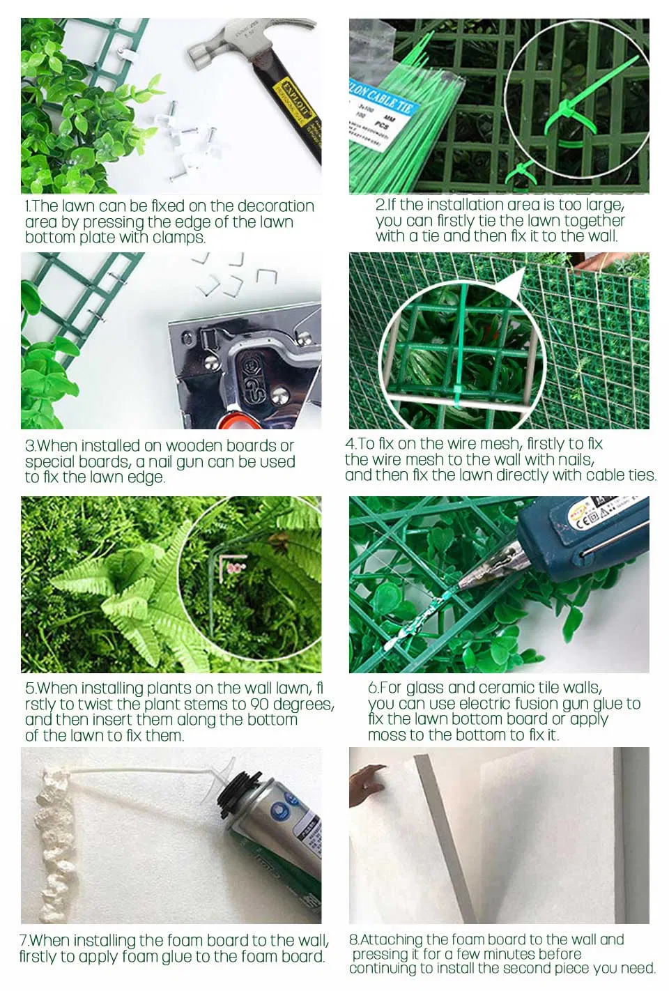 Installation Guide for Artificial Plant Wall