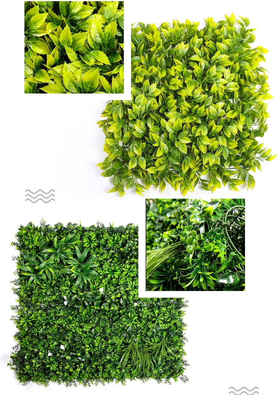 Square Artificial Moss Wall