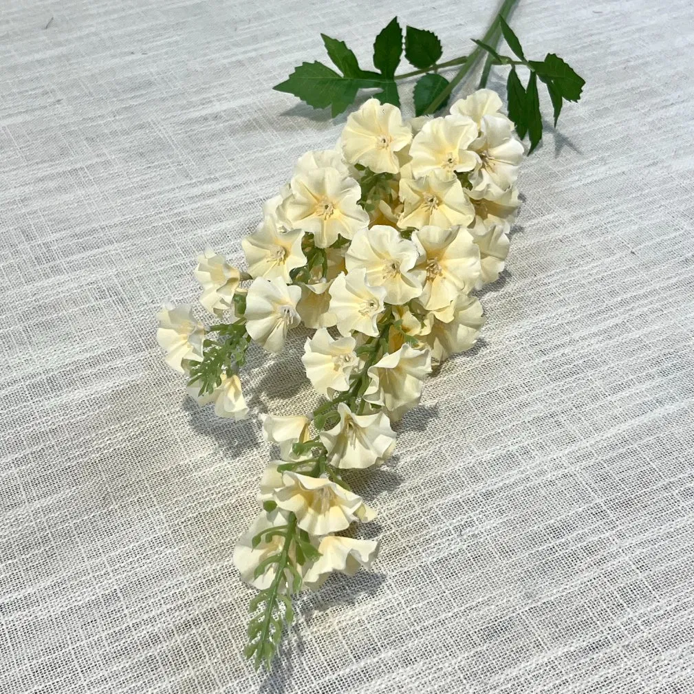 Single Long Rod 2 Forks Qianxun Wind Chime Artificial Flower Bouquet Silk Flower Arrangement 1