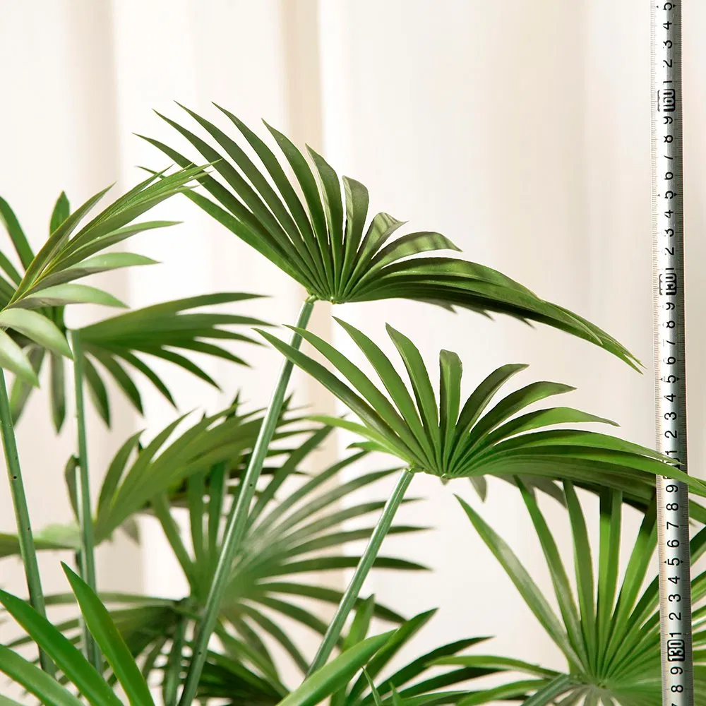 Wholesale Indoor Decoration Artificial Plants Plastic Bonsai with Pot Faux Palm Tree