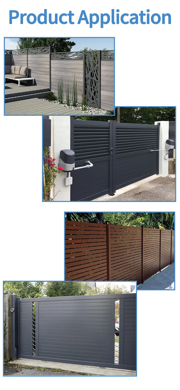 Outdoor Aluminum Fence