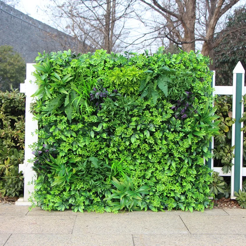 Home Garden Decorative DIY Wall Hanging Synthetic Grass Fence Artificial Plants Foliage Green Wall