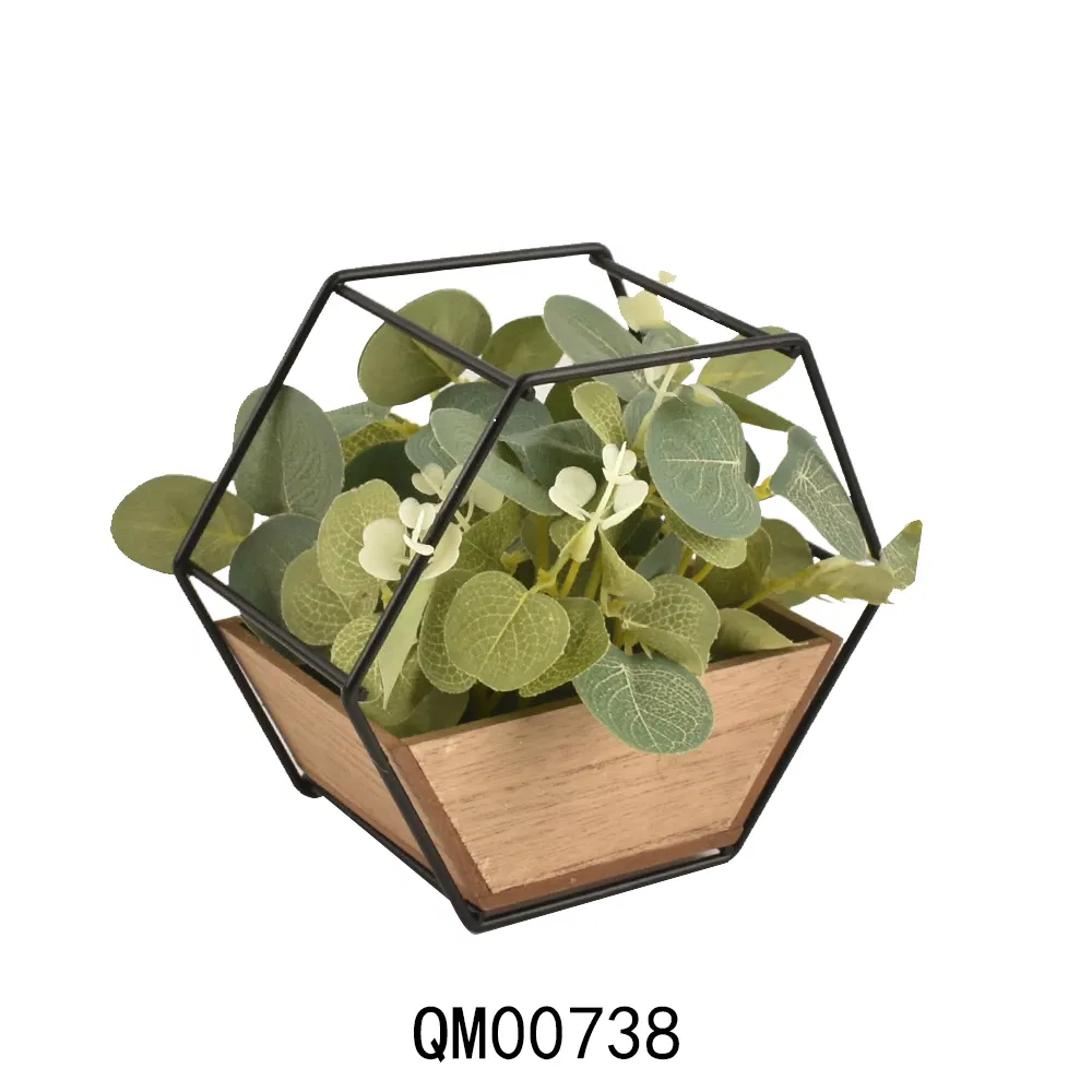 Plastic Artificial Plants Pot