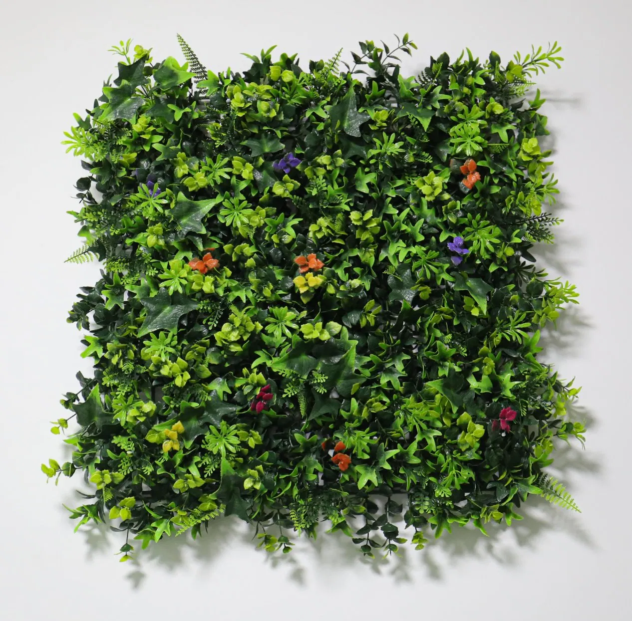 Garden Decor UV Protected Plastic Green Wall Backdrop Panel Artificial Plant Green Plant Vertical Garden Wall