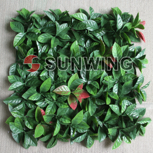 Orange Leaves Artificial Fence Hedge Artificial Fence IVY Hedge Mat