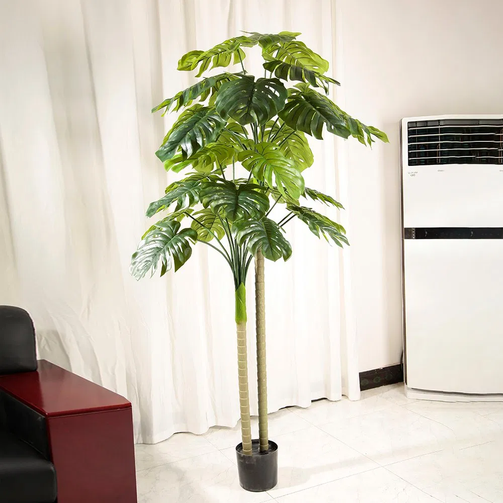 Garden Landscaping Artificial Plants Tree Home Decor Bonsai Tree Plastic Plants Pots Faked Palm Plants