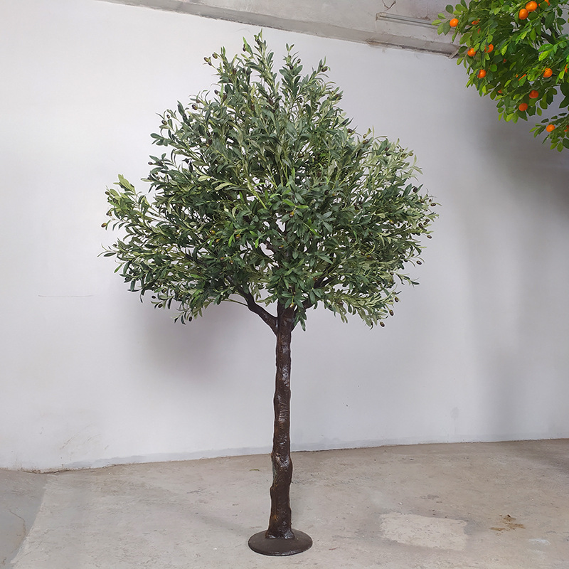 Wholesale Decorative Artificial Plastic Olive Large Tree for Landscape