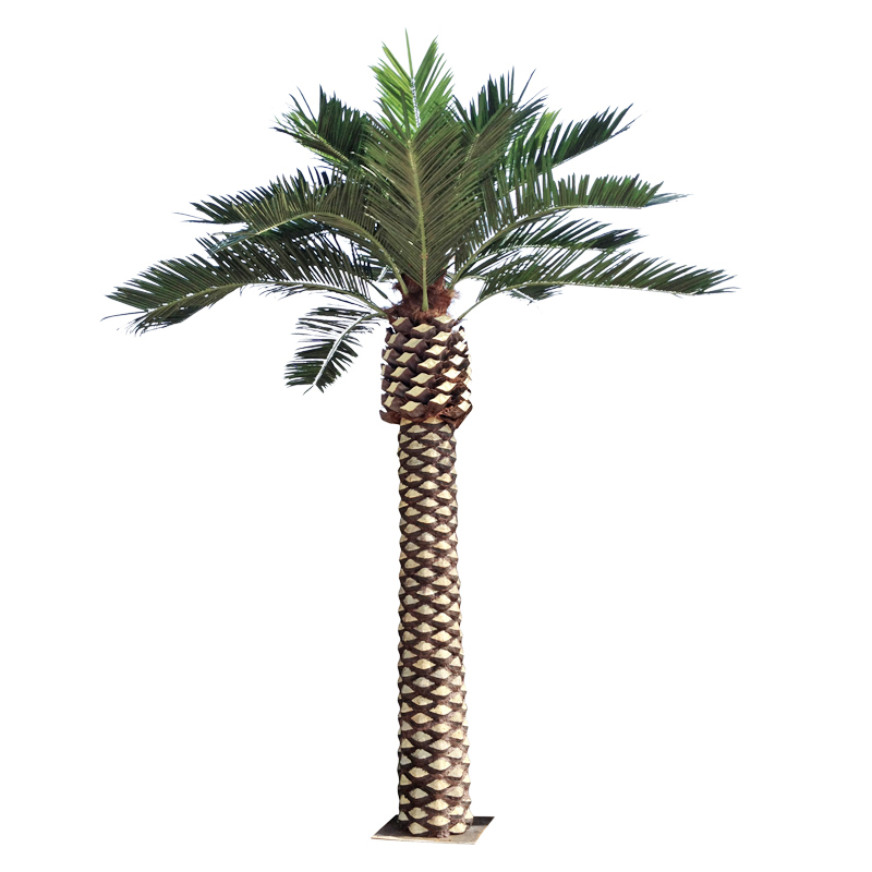 UV Protected Seaweed Trees Artificial Palm Trees Large Outdoor Artificial Coconut Plants