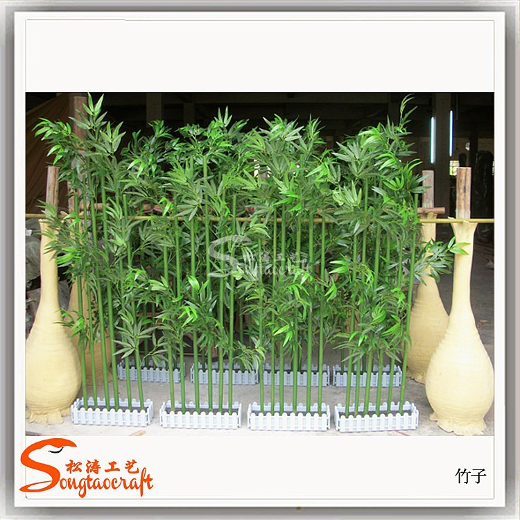 Guangzhou Wholesale Price Artificial Bamboo Tree Plastic Fake for Home Decoration
