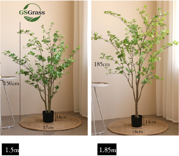 Artificial Home Decoration Fake Fiddle Leaf Palm Monstera Agave Tree Bonsai Artificial Potted Plant Banyan Tree