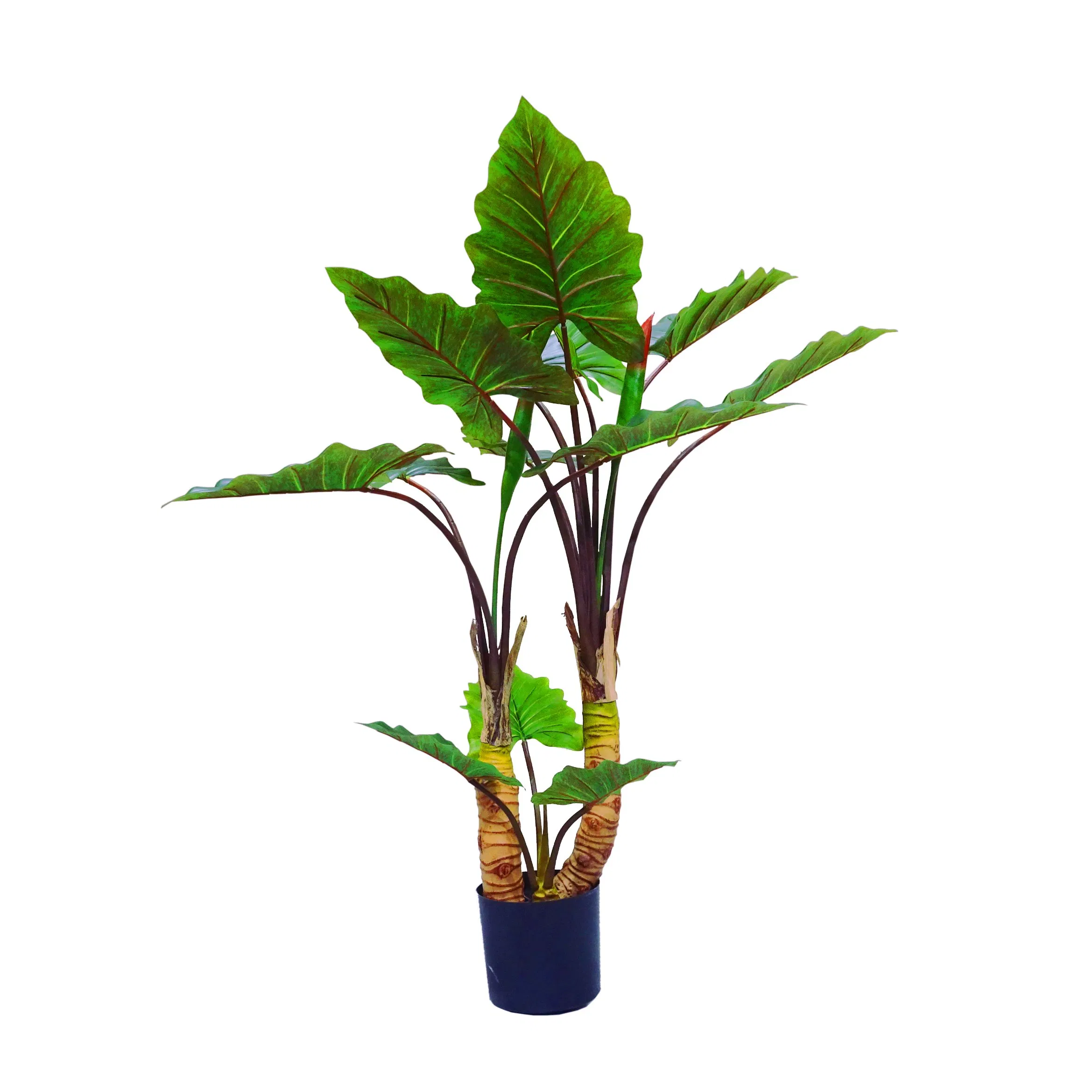 Indoor Decorative Large Handmade Good Quality Simulation Potted Artificial Taro Bonsai Tree