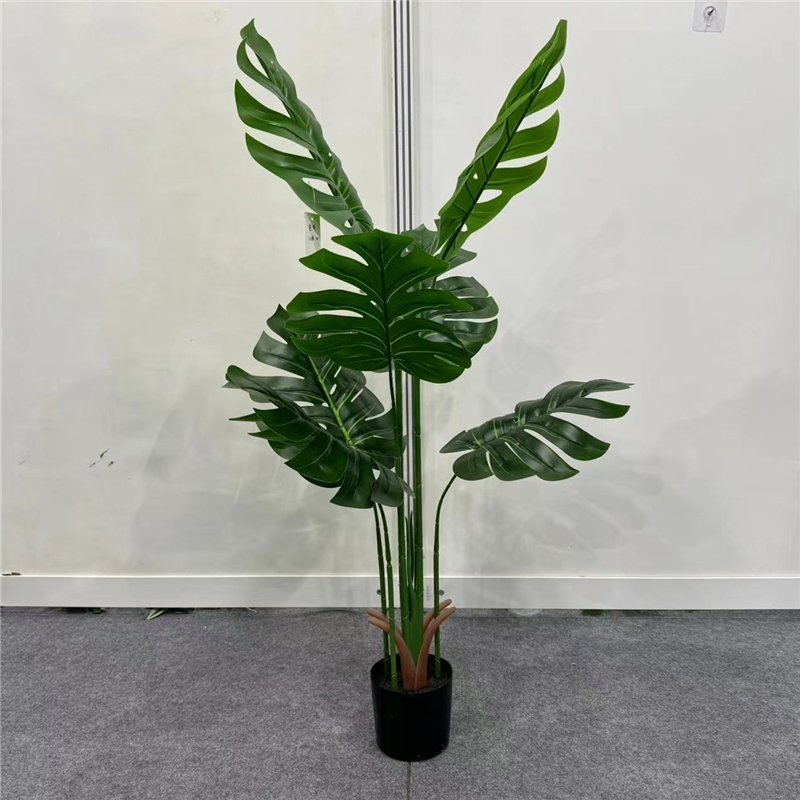 Wholesale Indoor Outdoor Decoration Wedding Fake Plastic Plant Faux Artificial Palm Tree