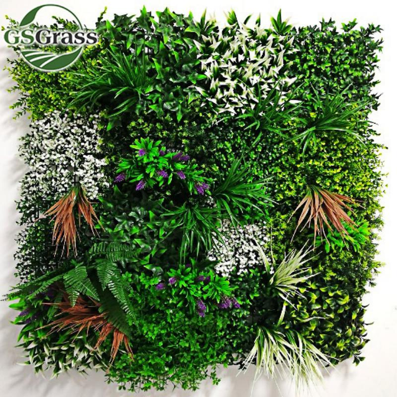 Anti UV Factory Direct Wholesale Artificial Grass Plants Vertical Garden Panels