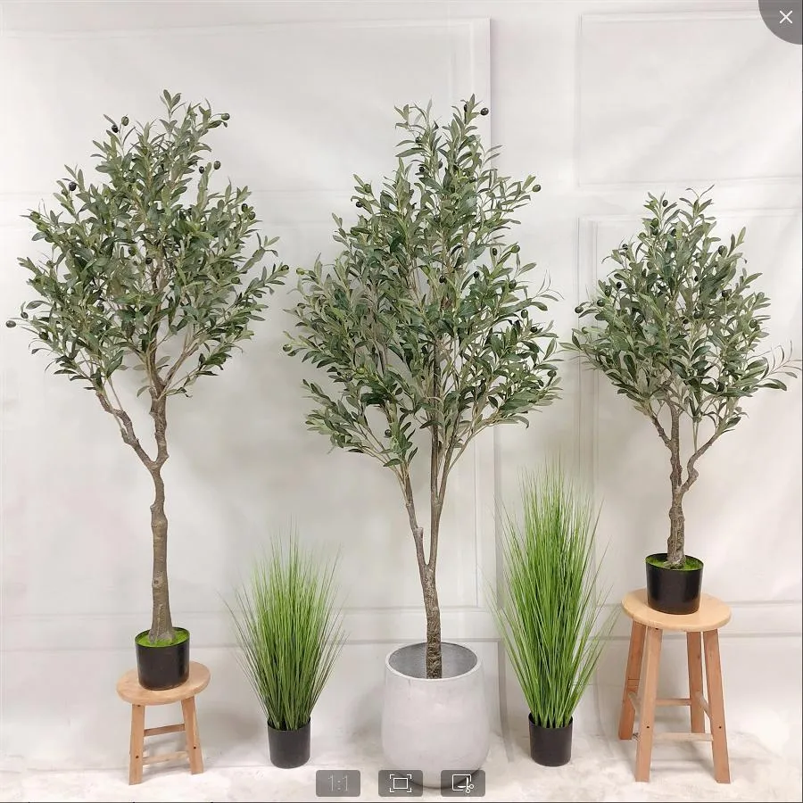 Artificial Olive Tree Potting