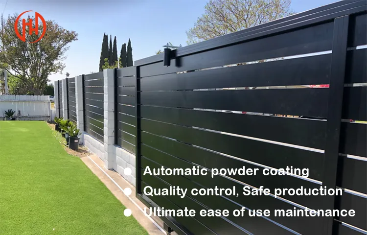 Aluminum Garden Fence Slats