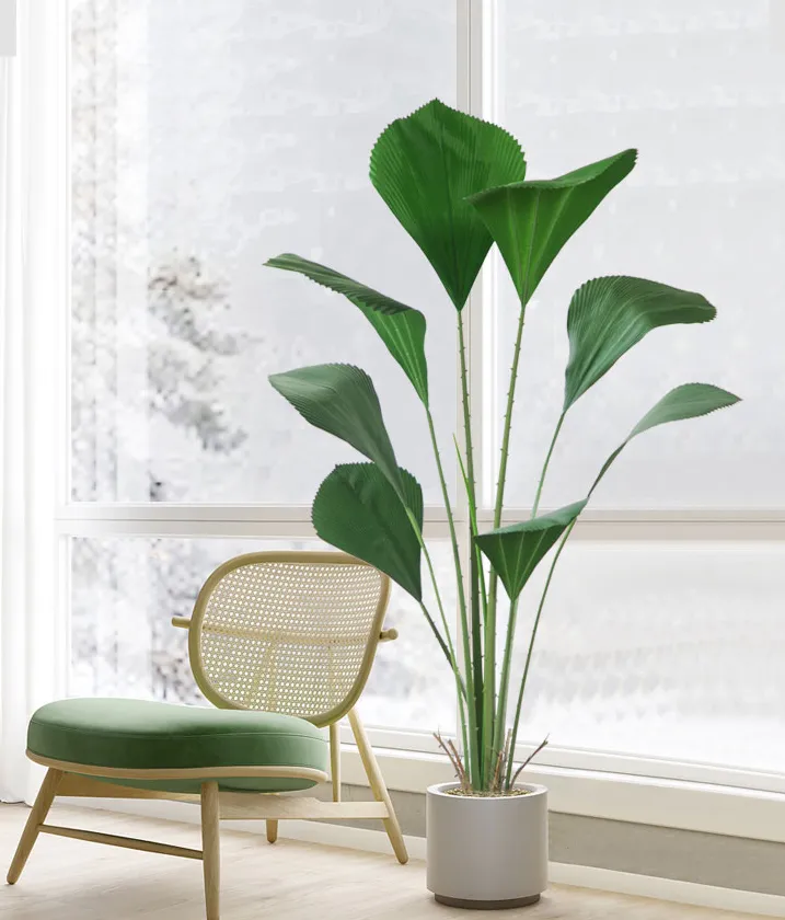 Artificial Fan Palm Tree