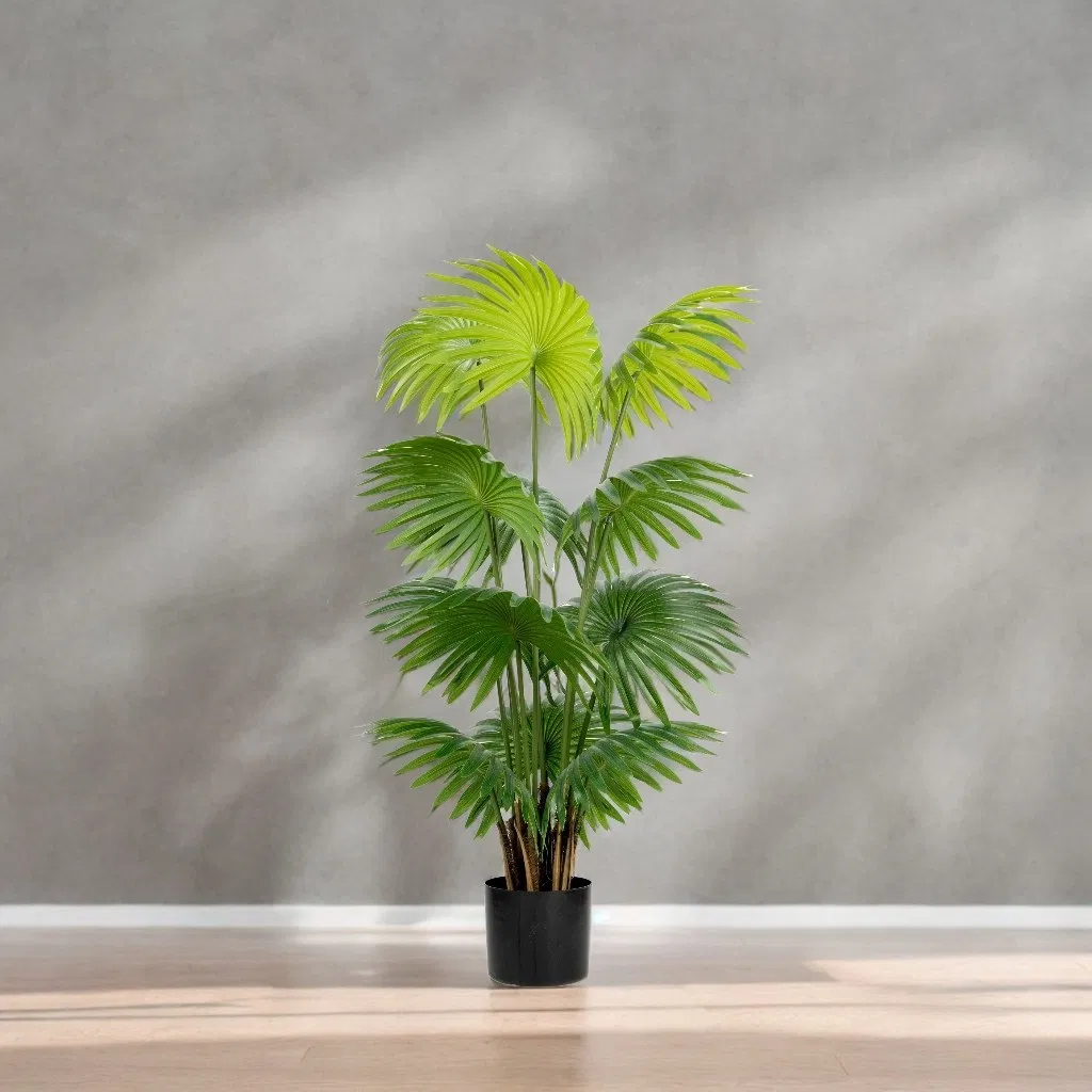 Faux Plant Home Decoration Artificial Potted Palm Tree 107cm