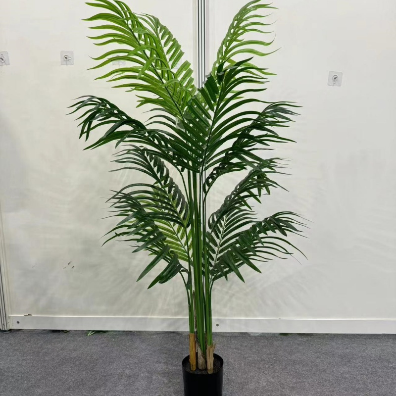 Large Artificial Banana Tree Leaves Artificial Indoor Plants with Pot