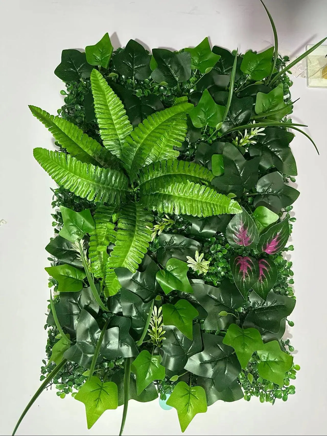 UV Protected IVY Faux Boxwood Privacy Green Vertical Artificial Plant Wall