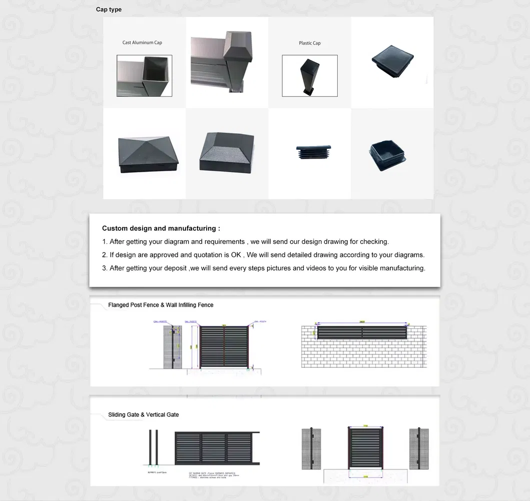 Aluminium Vertical Slat Fence Panel Dimensions