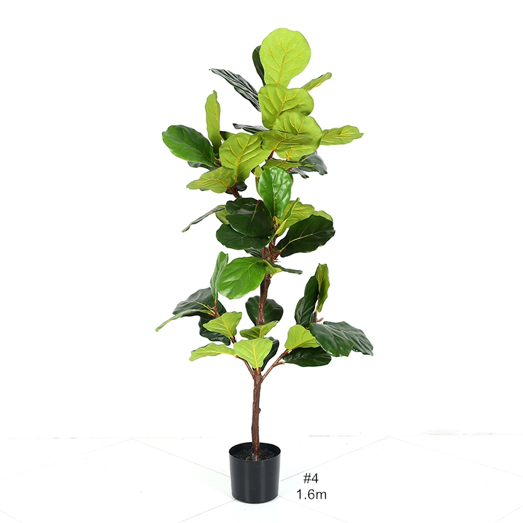 Custom Made Decoration Artificial Bonsai Oak Tree Leaves Ficus Tree