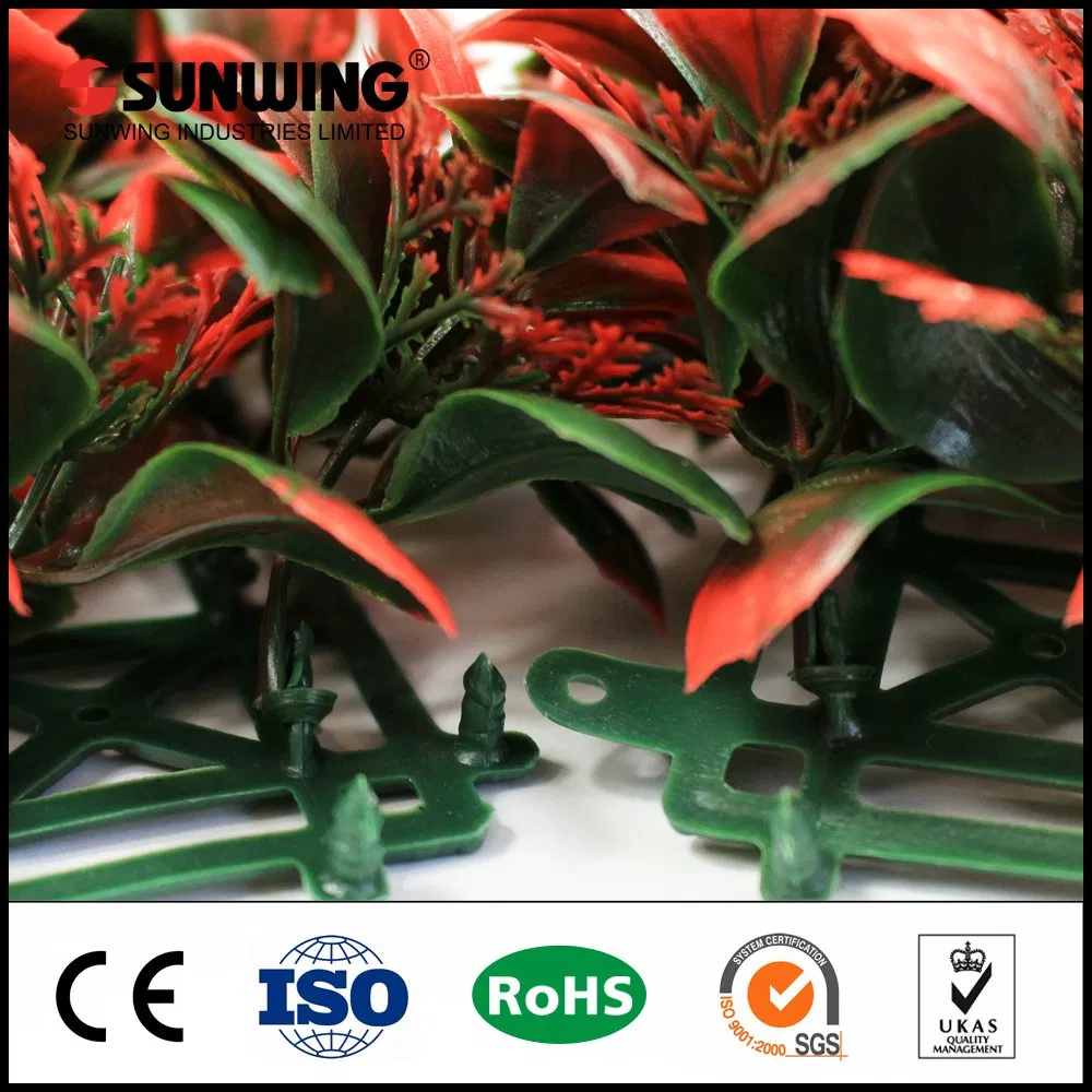 Special Design Orange Artificial Boxwood Grass Mat for Garden Hedge