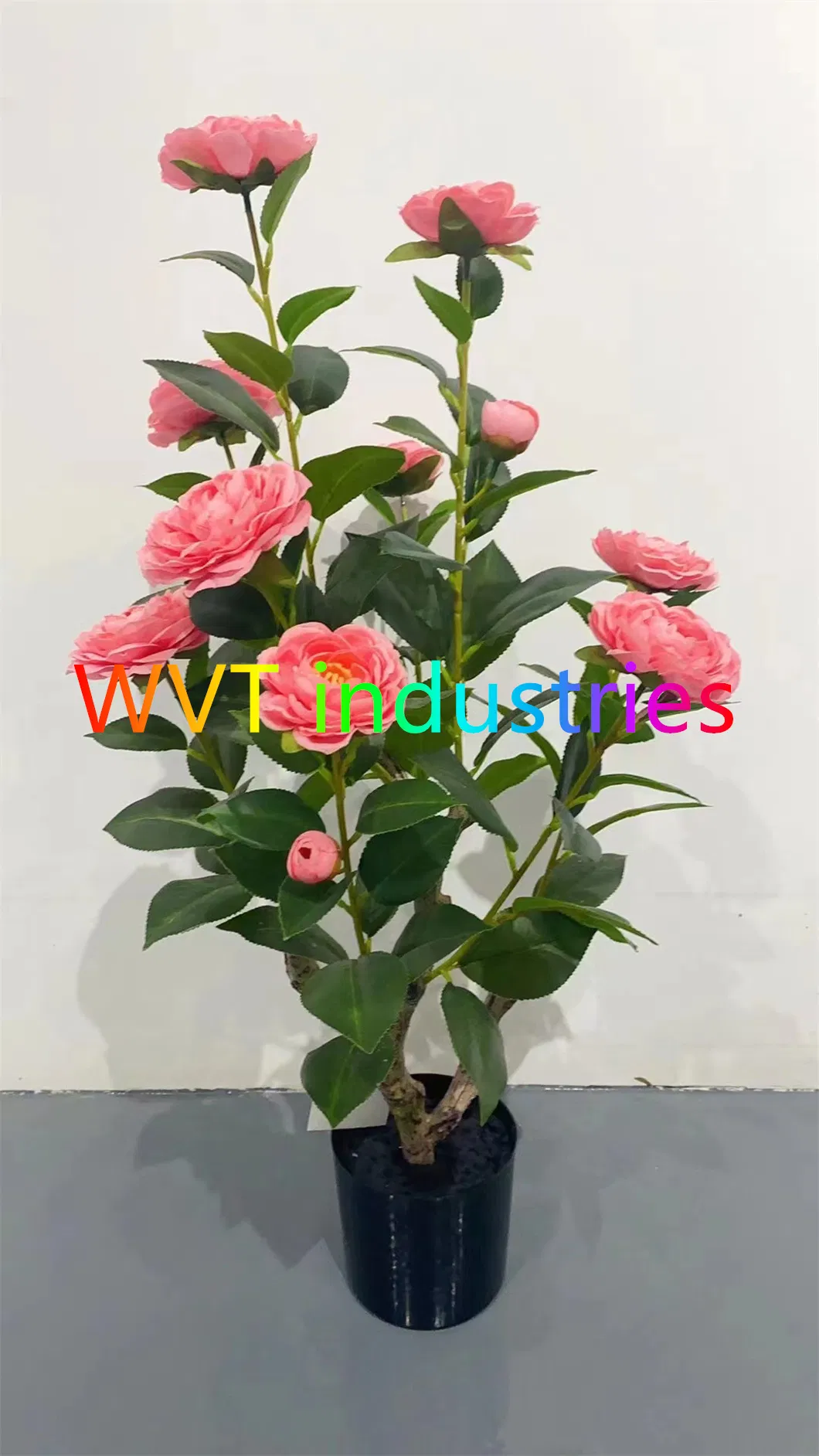 UV Resistant Durable Fire Retardant Artificial Grass Leaf Fake Plant Foliage Garden Hedge Fence Screen Privacy Vertical 3D Green Wall Panel