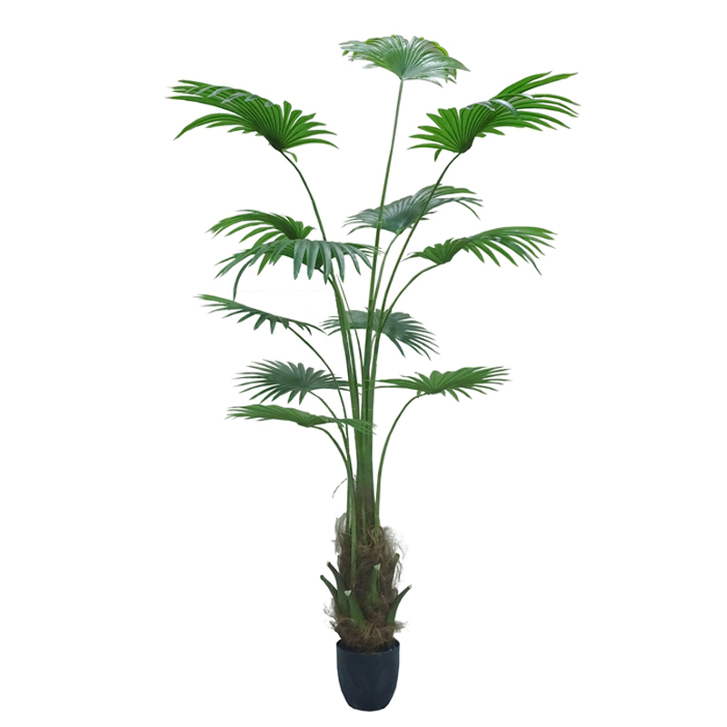 Artificial Palm Leaves Faux Tropical Tree Leaves Imitation Green Greenery Home Decor