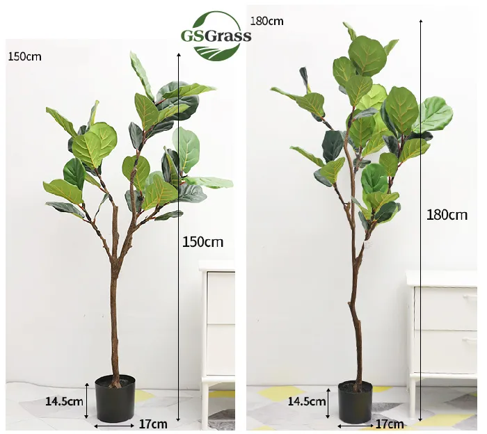 Artificial Green Plant Detail