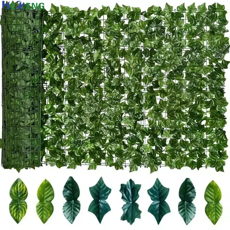 Factory Wholesale DIY Wall Hanging Synthetic Grass Fence Foliage Green Wall Artificial Plants Artificial Grass Wall Panel