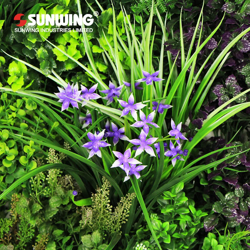 Customized Outdoor Artificial Fern Grass Mat for Vertical Garden Wall