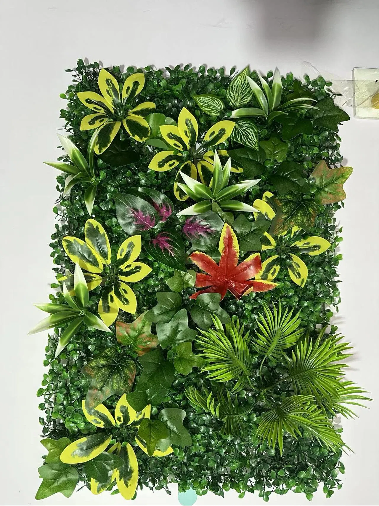 UV Protected IVY Faux Boxwood Privacy Green Vertical Artificial Plant Wall