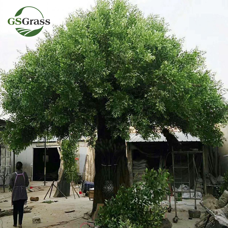 Custom Indoor Large Decorative Banyan Trees DIY Natural-Looking Fake Ficus Branch Trunk 3m to 6m