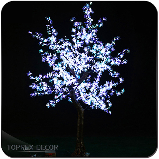 Toprex Decor Hot Sellings Large Customizable High Brightness Christmas Light Bulbs Maple Artificial Autumn Tree