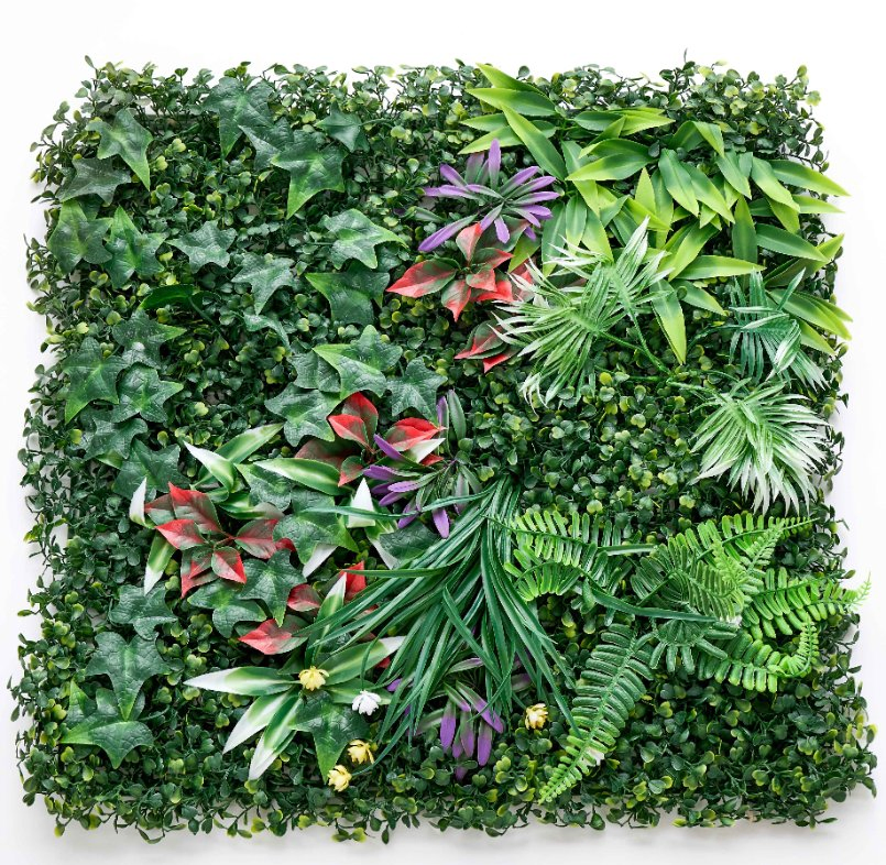 UV Protected Artificial Green Panel Decor Privacy Greenery Backdrop Boxwood Hedge Plant Panel