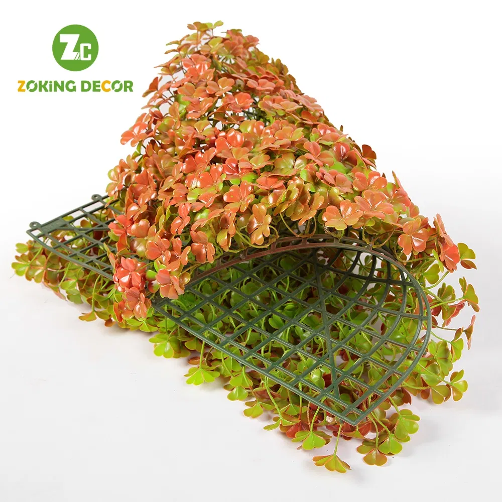 UV Protected Artificial Boxwood Topiary Hedge PE Shrubs and Grass Greenery Mats for Outdoor Home Decorative Walls