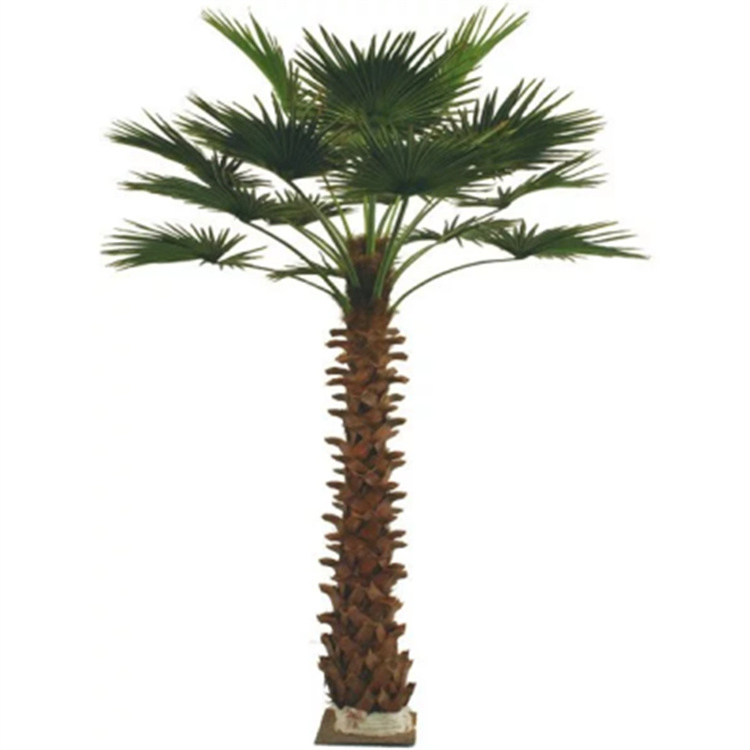 Faux Big Outdoor Fake Tree Plastic Leaves Tall Artificial Large Coconut Palm Tree
