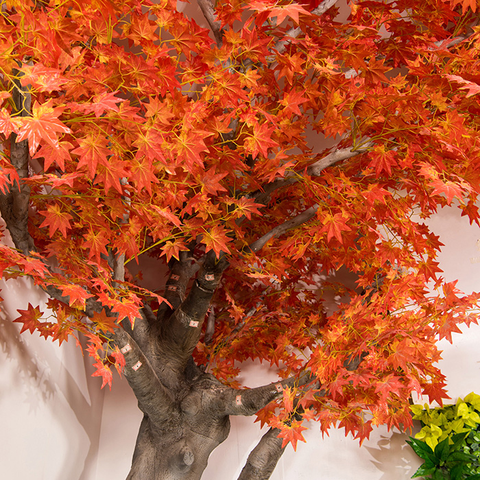 China's Large-Scale Artificial Plant Landscape Artificial Maple Tree Made of Fiberglass