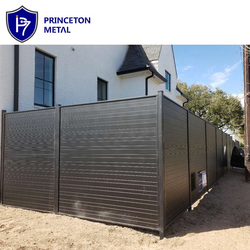 Modern Style Aluminium Vertical Slat Picket Fence Panels
