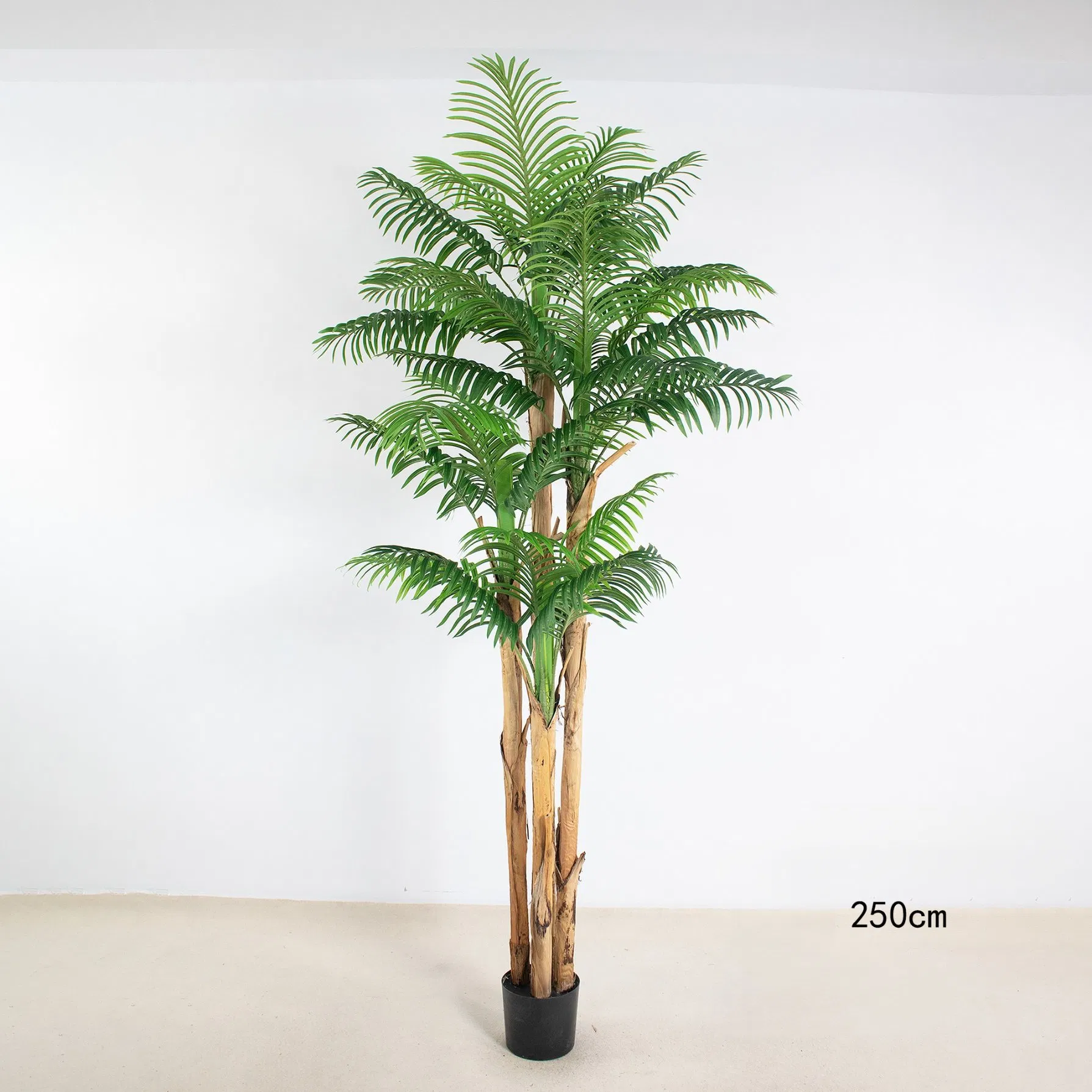 High Quality Small Artificial Green Tree Palm Faux Potted Simulation Outdoor Landscaping Thick Stemmed Sunflower Tree