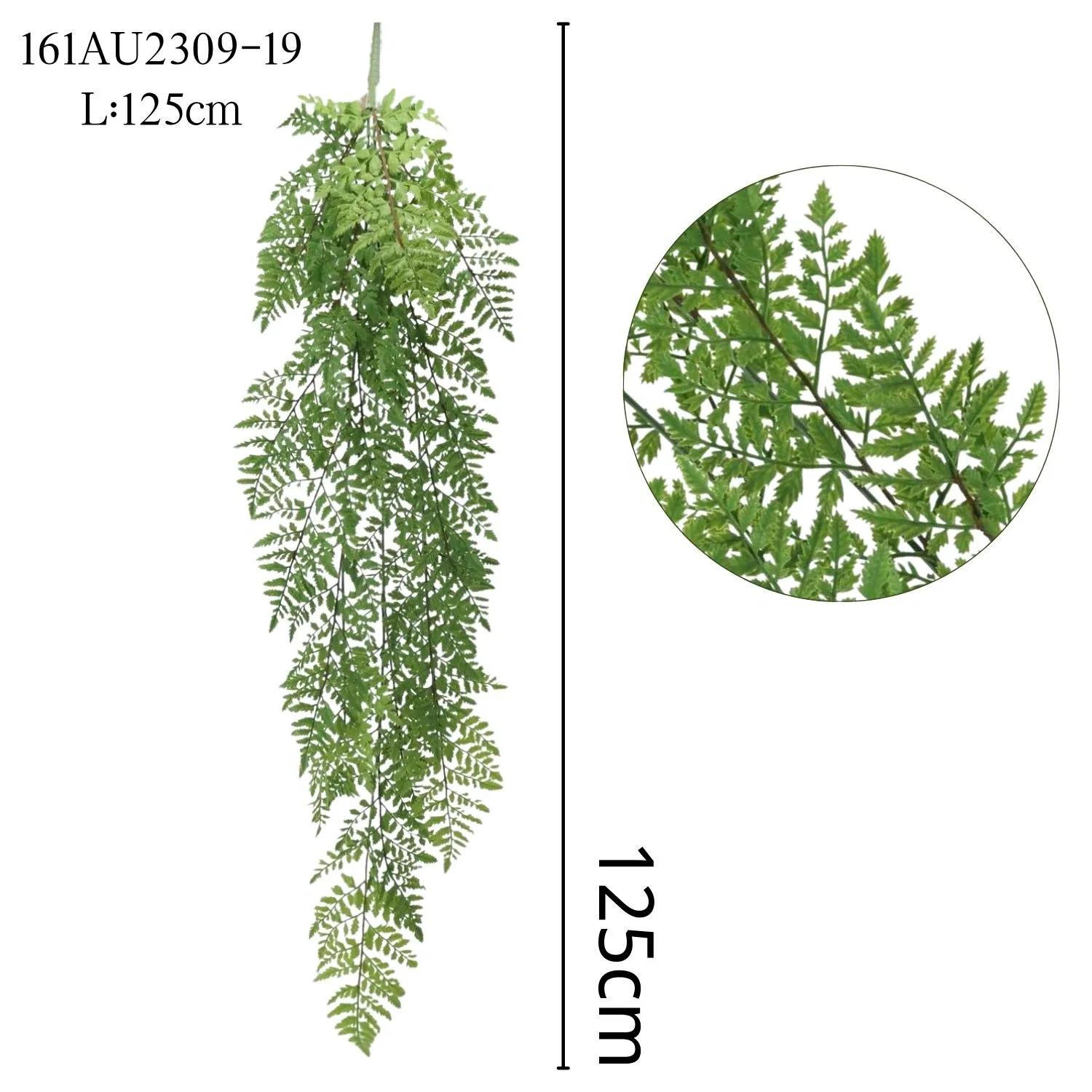 Decorative Plants Decoration on Wedding Garden Hanging Plant Artificial Ferns Plants