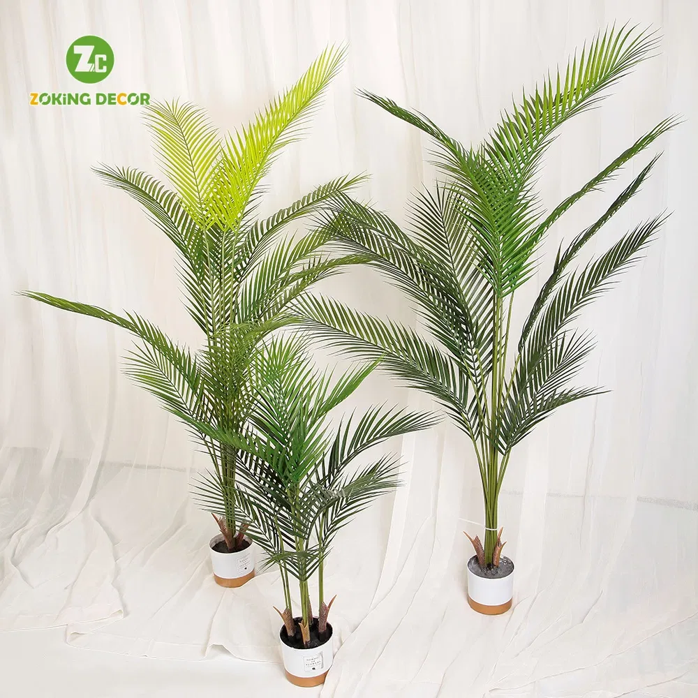 Zc Wholesale Multiple Style Artificial Palm Tree Fashionable Artificial Tree Plants Bonsai