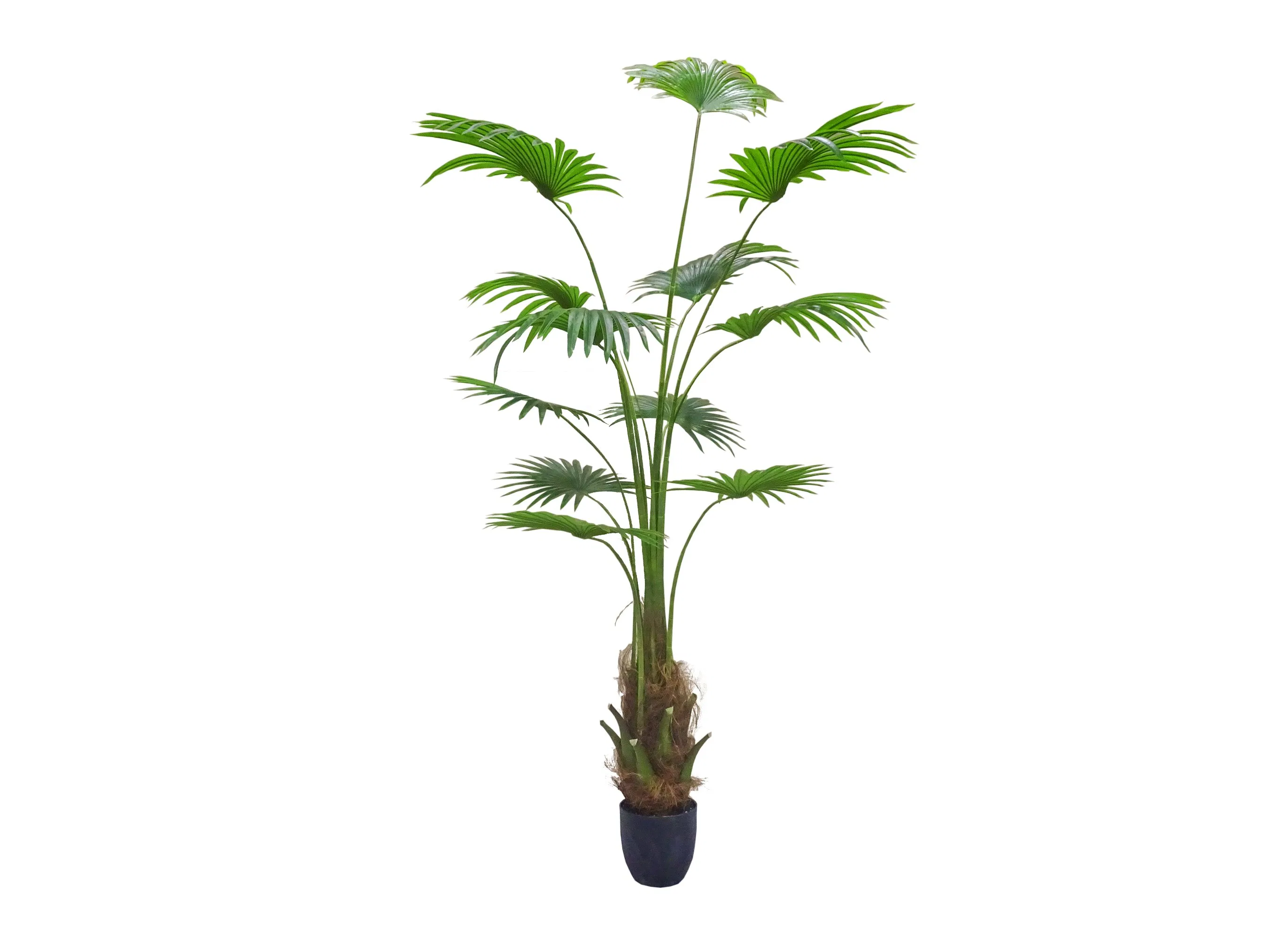 Flurry Realistic Fan Foliage Home Kitchen Decor Artificial Fan Palm Tree