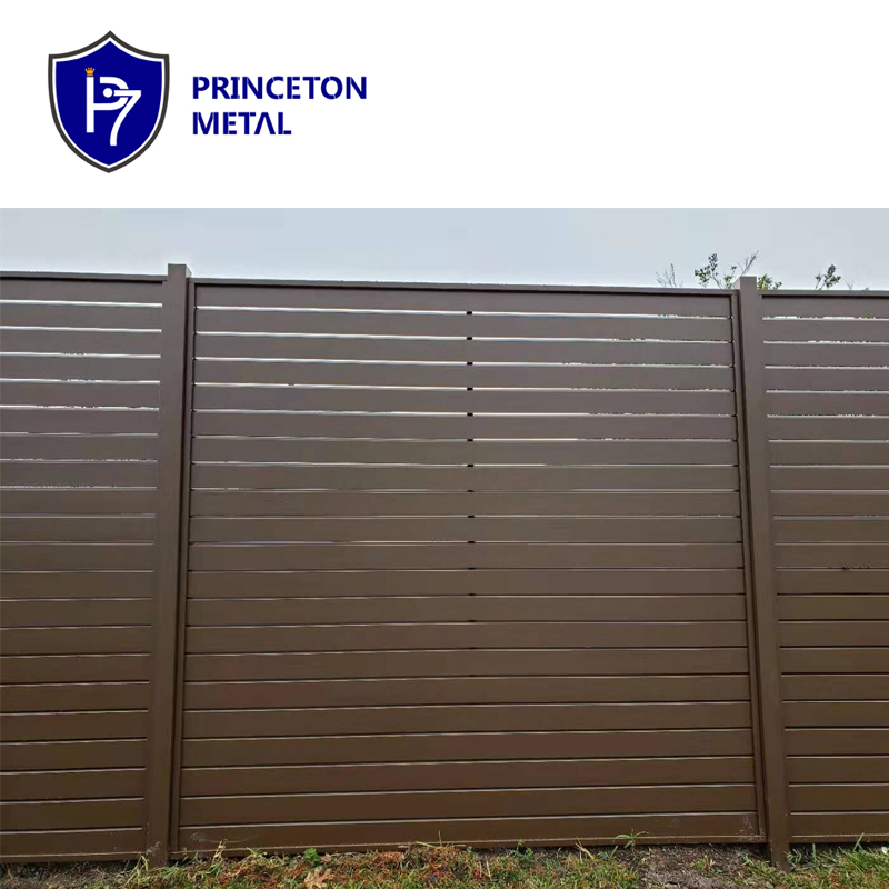 Modern Style Aluminium Vertical Slat Picket Fence Panels