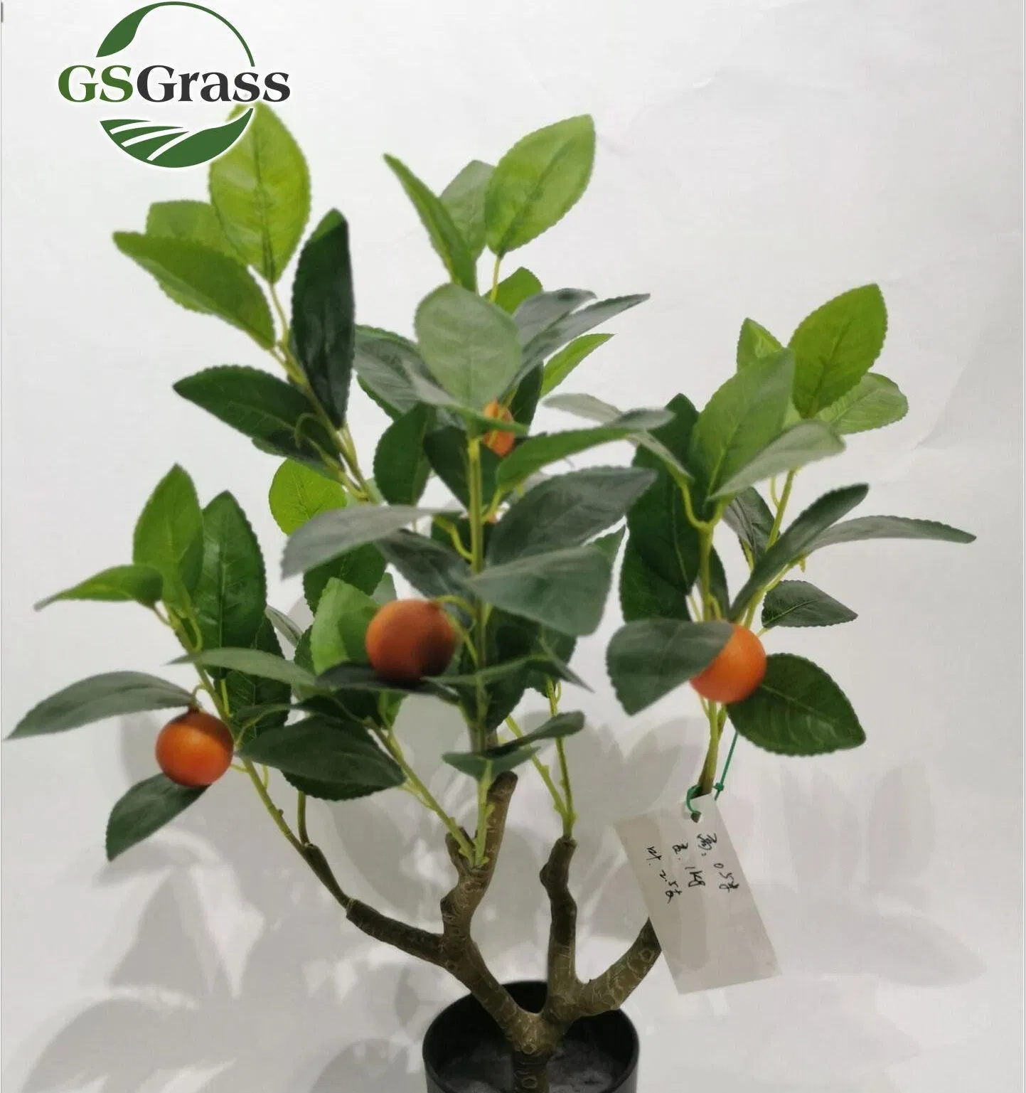 1.6FT-5FT Fruit Plant Artificial Mandarin Orange Bonsai Tree