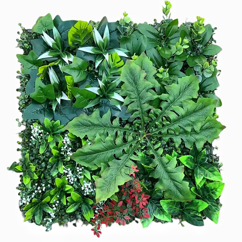 50*50cm Vertical Garden Wall Backdrop Artificial Green Wall Panel for Landscaping Decoration