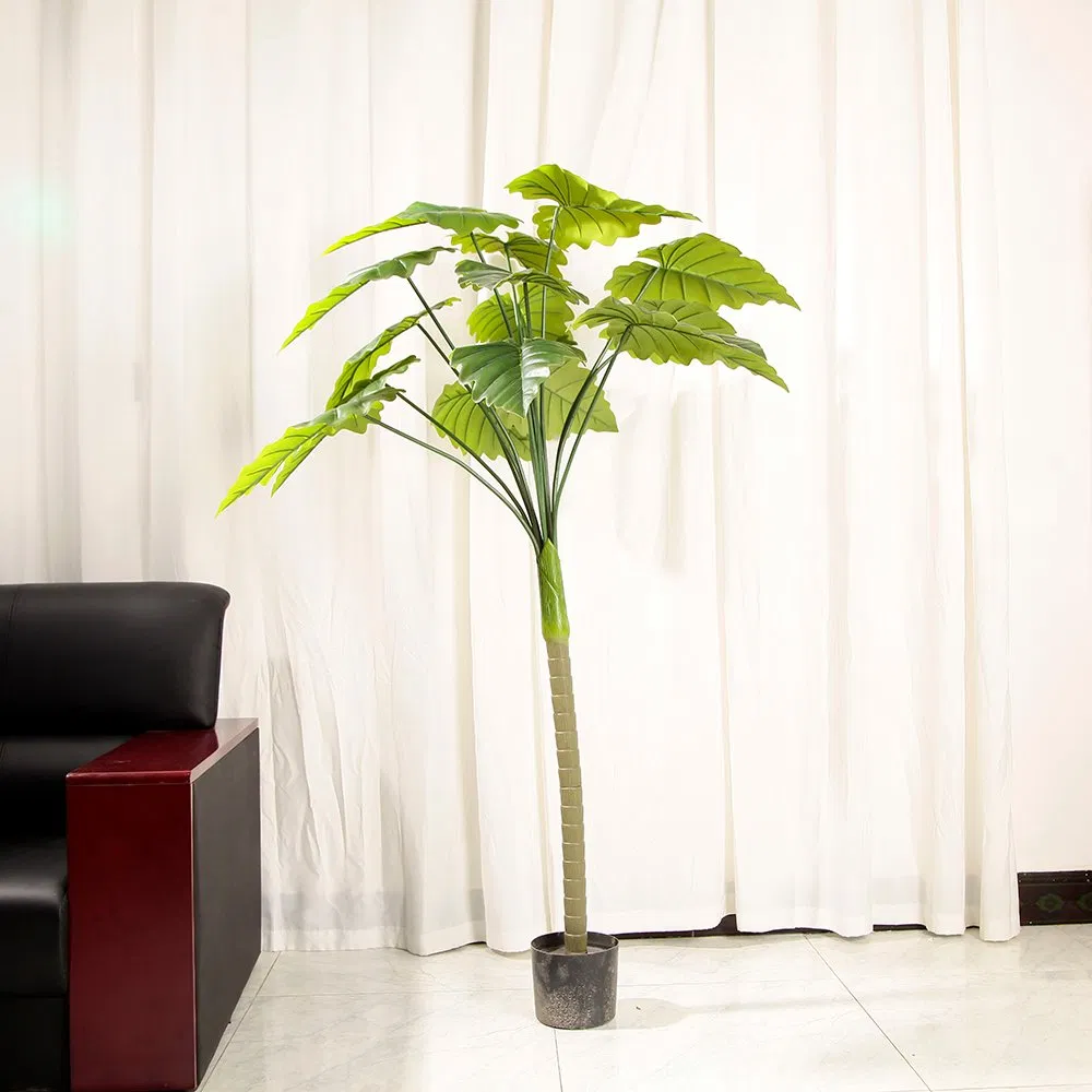 Garden Landscaping Artificial Plants Tree Home Decor Bonsai Tree Plastic Plants Pots Faked Palm Plants