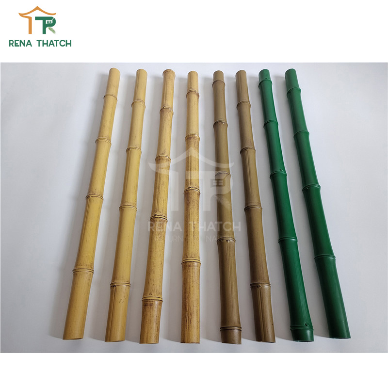 Class a Flame Retardancy Japanese Artificial Bamboo Synthetic Bamboo Pole Stick Plastic Bamboo Stake Canes