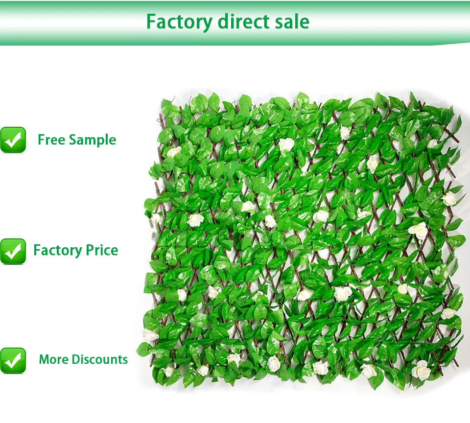 Artificial Grass Fence Panel 2