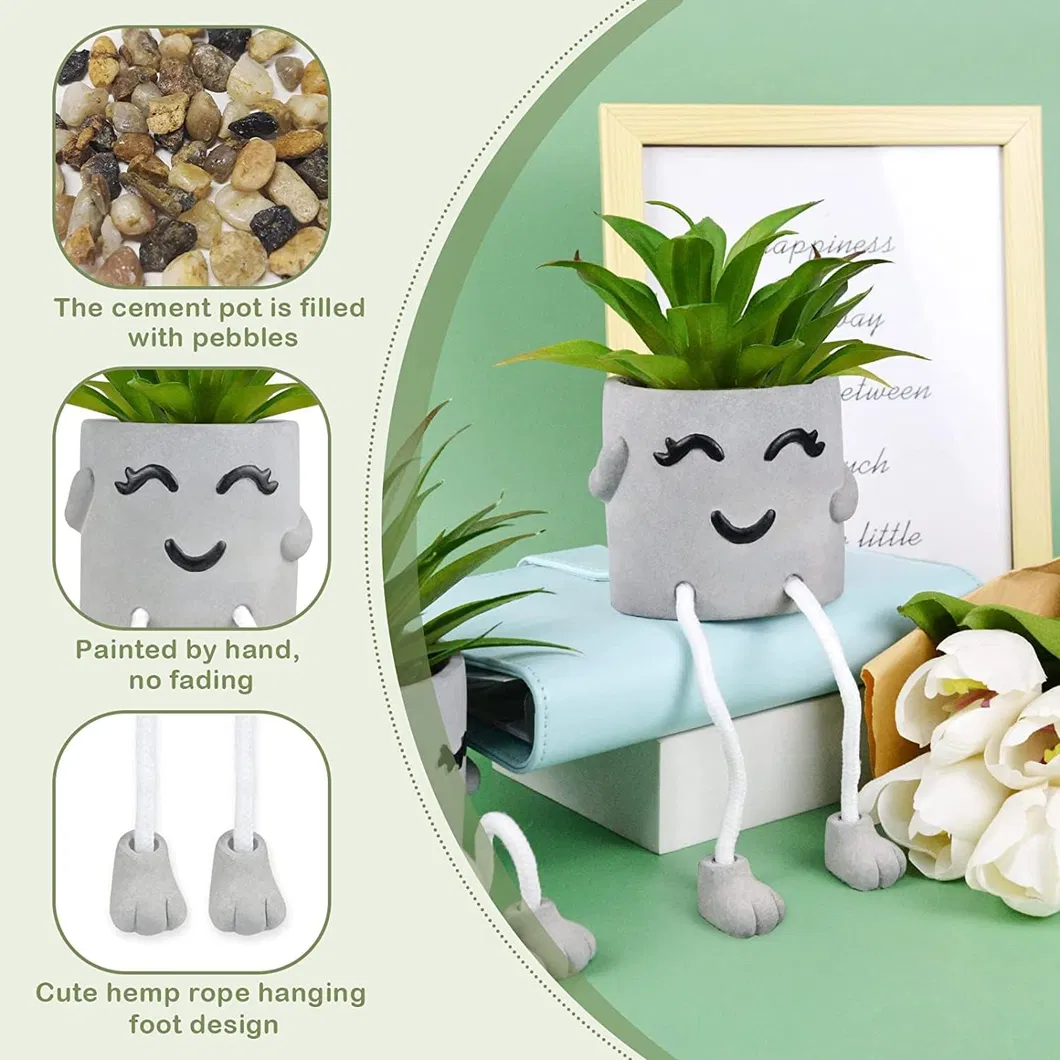 Artificial Potted Plant Cute Fake Succulent 2